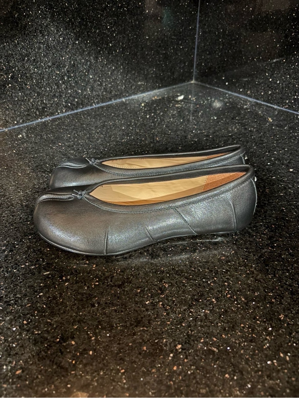 Maison Martin Margiela black Tabi ballet flats - Picture 4 of 6